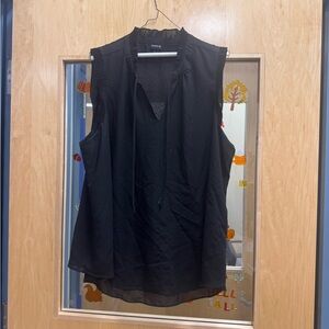 Torrid Black Sleeveless Blouse